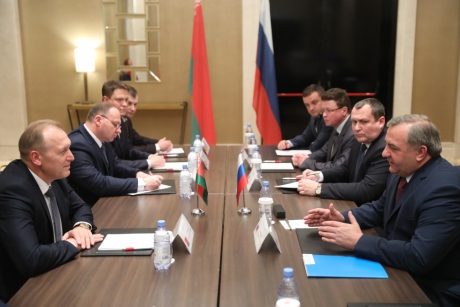 Владимир Пучков провел рабочую встречу с министром по чрезвычайным ситуациям Республики Беларусь Владимиром Ващенко
