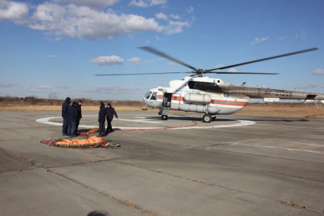 Авиация МЧС России тушит пожары вблизи г. Хабаровска
