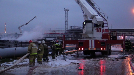 Пожарной-спасательные подразделения не допустили тяжелых последствий ЧС на нефтеперерабатывающем предприятии Нижегородской области