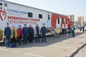 Сибирских спасателей поблагодарили за развитие добровольного донорства крови