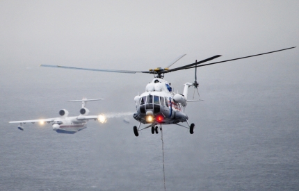 Авиагруппировка МЧС России продолжает поиск судна «Восток»   в Японском море