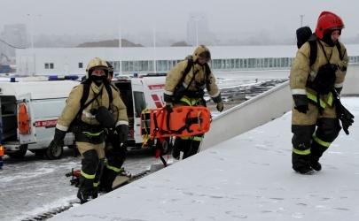 Спасатели МЧС России провели учения на стадионе «Арена Балтика»