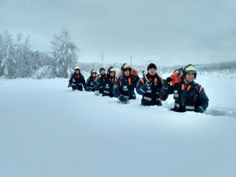 Спасатели Центра «Лидер» устраняют последствия снегопада в московском регионе