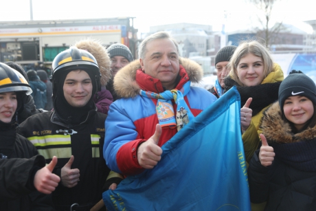 Глава МЧС России Владимир Пучков дал старт VI Всероссийскому пожарно-спасательному флешмобу