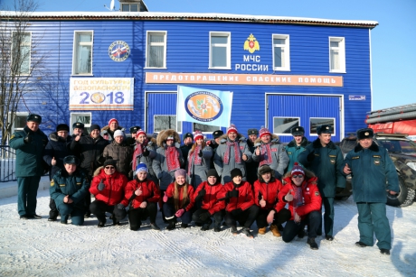 Сотрудники МЧС России обеспечили безопасность участников экспедиции «От Балтики до Арктики»