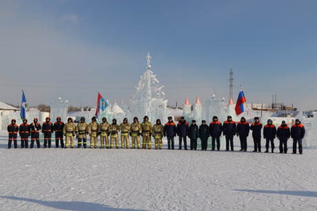 Якутские спасатели присоединились ко Всероссийскому пожарно-спасательному флешмобу