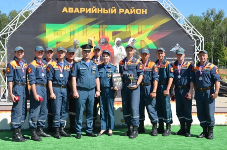 Команда МЧС России – в числе призёров Всеармейского конкурса на лучшее аварийно-спасательное формирование
